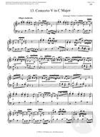 13. Concerto V in C Major, C Major