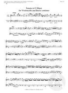 Sonata in G Major for Violoncello and Basso continuo, G Major