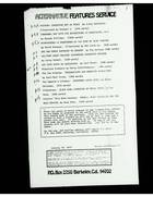 Alternative Features Service, Vol. 3, Packet 79, January 26, 1973