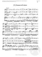 [V.] Sonata, Op. 1, E Minor