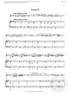 Sonata II, Op. 1, G Minor