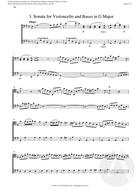 3. Sonata for Violencello and Basso  in G Major, G Major