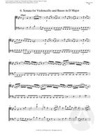 6. Sonata for Violencello and Basso in D Major, D Major