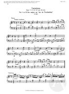 Variations, No. 1 in B - flat major on 