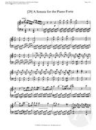 A Sonata for the Piano Forte