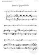 Sonata for Piano and Violin, Op. 24