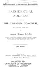 Presidential Address Delivered at the Dresden Congress, September 22nd, 1904