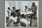 Nigeria Program Participants. From left to right: Shirley Kalunda, Mrs. Tay, Miss Senalor and Mrs. Pentsil, ca. 1962