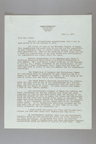 Letter from Carrie Chapman Catt to Katherine Blake, June 1, 1937
