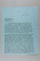 Letter from Carrie Chapman Catt to Grace Rhoads, March 29, 1946