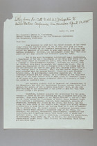 Letter from Carrie Chapman Catt to Arthur Vandenberg, April 23, 1945