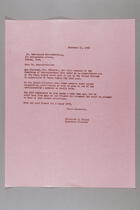 Letter from Elizabeth T. Halsey to Mehranquiz Manoutchehrian