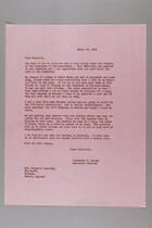Letter from Elizabeth T. Halsey to Margaret Ingledew, March 18, 1969