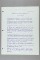 Report of Anna Lord Strauss in Washington D.C. on 25 October 1961