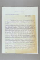 Letter from Anna Lord Strauss to the Committee of Correspondence, October 10, 1952