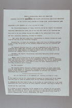 Original Resolutions of the Women's International Democratic Federation at the International Congress of Women, Paris, November-December 1945