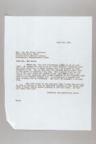 Letter from Dorothy Kenyon to Jacqueline Van Voris, April 28, 1971