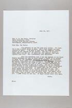 Letter from Dorothy Kenyon to Jacqueline Van Voris, June 22, 1971