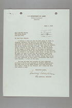 Letter from Mary Anderson to Dorothy Kenyon, June 1, 1938
