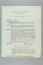 Term July 1946 - April 1947 Regarding School of Social Work