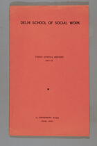 Third Annual Report, 1951-1952