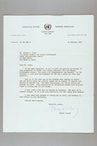 Letter from Marcel Schwob to Elmina Lucke, February 11, 1965