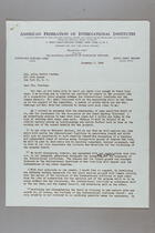 Letter from Edith T. Bremer to Alice Stetten, November 7, 1949