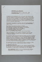 Forthcoming I.C.W. Publication: The International Council of Women, 1888-1963: A Historical Resume