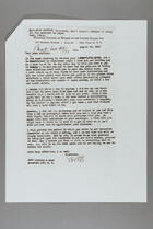 Letter from Helen Evans to Nina Ruffini, August 10, 1951