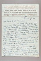 Letter from Gertrude Baer to Jessie Lloyd O'Connor, January 16, 1958