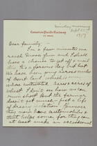 Letter from Madeleine Z. Doty to Dear Family, September 23,1917