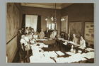 WILPF Congress: Inaugural Session of Women's Consultative Committee on Nationality, Geneva 2 July 1931 (identification of people in photo on back)