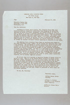 Letter from American Civil Liberties Union to Gordon Gray, February 27, 1950