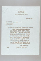 Letter from G. Bromley Oxnam to David Loth, February 28, 1950
