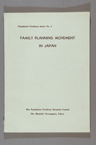 Family Planning Movement in Japan