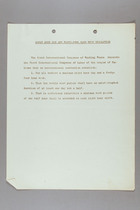 Resolutions of the First International Congress of Working Women, Washington, D.C., 1919