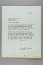 Letter from Mary van Kleeck and Susan B. Anthony (II) to Virginia Gildersleeve, November 8, 1945