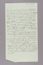 Handwritten Note by Ruth Lois Hill, August 16th, 1952