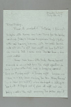 Letter from Ruth Lois Hill to Daisy Gilmour, July 26, 1957