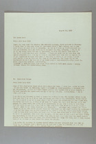 Letter from Ruth Lois Hill to Astra Root, August 22, 1952