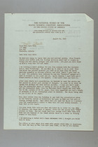 Letter from Austra Root to Ruth Lois Hill, August 25, 1952