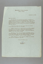 Letter from Mary J. Fiske to Margaret Forsyth, September 10, 1952