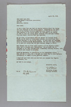 Letter from Katherine Briggs to Ruth Lois Hill, April 28, 1954