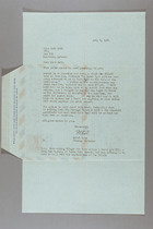 Letter from Ethel Kyte to Ruth Lois Hill, July 1, 1954