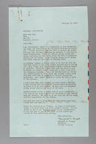 Letter from Margaret Forsyth to Ruth Lois Hill, February 15, 1956