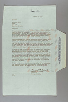 Letter from Margaret Forsyth to Ruth Lois Hill, January 3, 1957