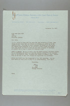 Letter from Fay Allan to Ruth Lois Hill, September 11, 1957