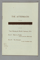 The Aftermath: A Playlet for the Week of Prayer, Following the World's Conference, 1914