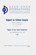 Report of the Sixth Conference, held in Brussels, July 5th-9th, 1948