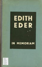 Edith Eder in Memoriam